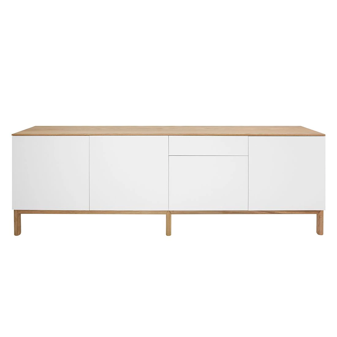 Tenzo Buffet Patch IV - Partiellement en chêne massif - Blanc 3 Tenzo Buffet Patch IV - Partiellement en chêne massif - Blanc – Image 3