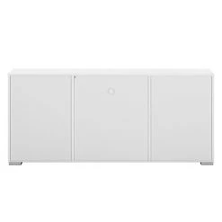 Fredriks Buffet Roomconcept (avec éclairage LED) - Blanc brillant -Meubles de salle à manger Soldes Magasin sideboard roomconcept inkl led beleuchtung hochglanz weiss 4799920