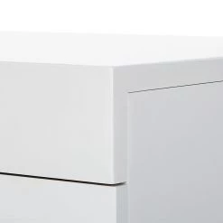 Fredriks Buffet Roomconcept (avec éclairage LED) - Blanc brillant -Meubles de salle à manger Soldes Magasin sideboard roomconcept inkl led beleuchtung hochglanz weiss 4799924