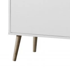 Mørteens Buffet Sunndal - Partiellement en caoutchouc massif - Blanc / Chêne clair 15 Mørteens Buffet Sunndal - Partiellement en caoutchouc massif - Blanc / Chêne clair -Meubles de salle à manger Soldes Magasin sideboard sunndal gummibaum teilmassiv weiss eiche dekor 4753656