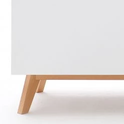 Mørteens Buffet Tenabo - Blanc mat / Chêne à nœuds -Meubles de salle à manger Soldes Magasin sideboard tenabo ii matt weiss asteiche 5237868