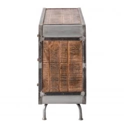 Ars manufacti Buffet Wharton I - Partiellement en acacia massif / Acier -Meubles de salle à manger Soldes Magasin sideboard wharton i mango teilmassiv stahl 5212016