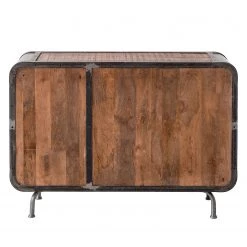 Ars manufacti Buffet Wharton I - Partiellement en acacia massif / Acier -Meubles de salle à manger Soldes Magasin sideboard wharton i mango teilmassiv stahl 5212020