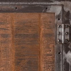 Ars manufacti Buffet Wharton I - Partiellement en acacia massif / Acier -Meubles de salle à manger Soldes Magasin sideboard wharton i mango teilmassiv stahl 5212044