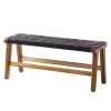 Eva Padberg Collection Banquette Bourbourg - Noir / Teck