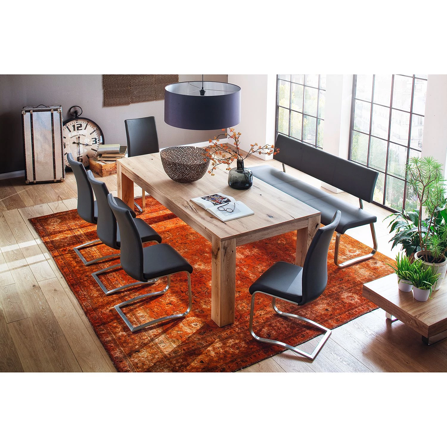 Fredriks Banc Marco - Noir - Largeur : 175 cm 2 Fredriks Banc Marco - Noir - Largeur : 175 cm – Image 2