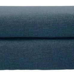 Mørteens Banquette Nicholas - Bleu jean -Meubles de salle à manger Soldes Magasin sitzbank nicholas webstoff eiche massiv jeansblau 5125576