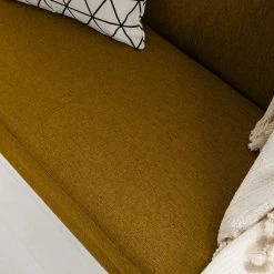 Mørteens Banquette Nicholas II - Jaune curry 18 Mørteens Banquette Nicholas II - Jaune curry -Meubles de salle à manger Soldes Magasin sofabank nicholas ii webstoff eiche massiv currygelb 4647092