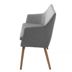 Mørteens Banquette Nicholas II - Granit -Meubles de salle à manger Soldes Magasin sofabank nicholas ii webstoff eiche massiv granit 4848052