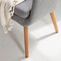 Mørteens Banquette Nicholas II - Granit -Meubles de salle à manger Soldes Magasin sofabank nicholas ii webstoff eiche massiv granit 4857056