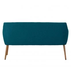 Mørteens Banquette Nicholas II - Bleu pétrole -Meubles de salle à manger Soldes Magasin sofabank nicholas ii webstoff eiche massiv petrol 4851528