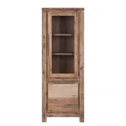 Red Living Vitrine Akhatar - Acacia multicolore / Cendré -Meubles de salle à manger Soldes Magasin standvitrine akhatar akazie multicolor smoked 3627669