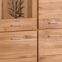 Naturoo Armoire vitrine Lombok II - Partiellement en bois massif -Meubles de salle à manger Soldes Magasin standvitrine lombok iii teilmassiv kernbuche 5004056