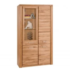 Naturoo Armoire vitrine Lombok II - Partiellement en bois massif