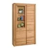 Naturoo Armoire vitrine Lombok II - Partiellement en bois massif