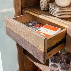 Ars manufacti Vitrine Tamati - Pin parasol massif -Meubles de salle à manger Soldes Magasin standvitrine tamati pinie massiv 3758552