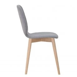 Studio Copenhagen Chaises Helvig III (lot de 2) - Tissu Vesta : Gris -Meubles de salle à manger Soldes Magasin stuhl helvig ii 2er set eiche teilmassiv 3890572