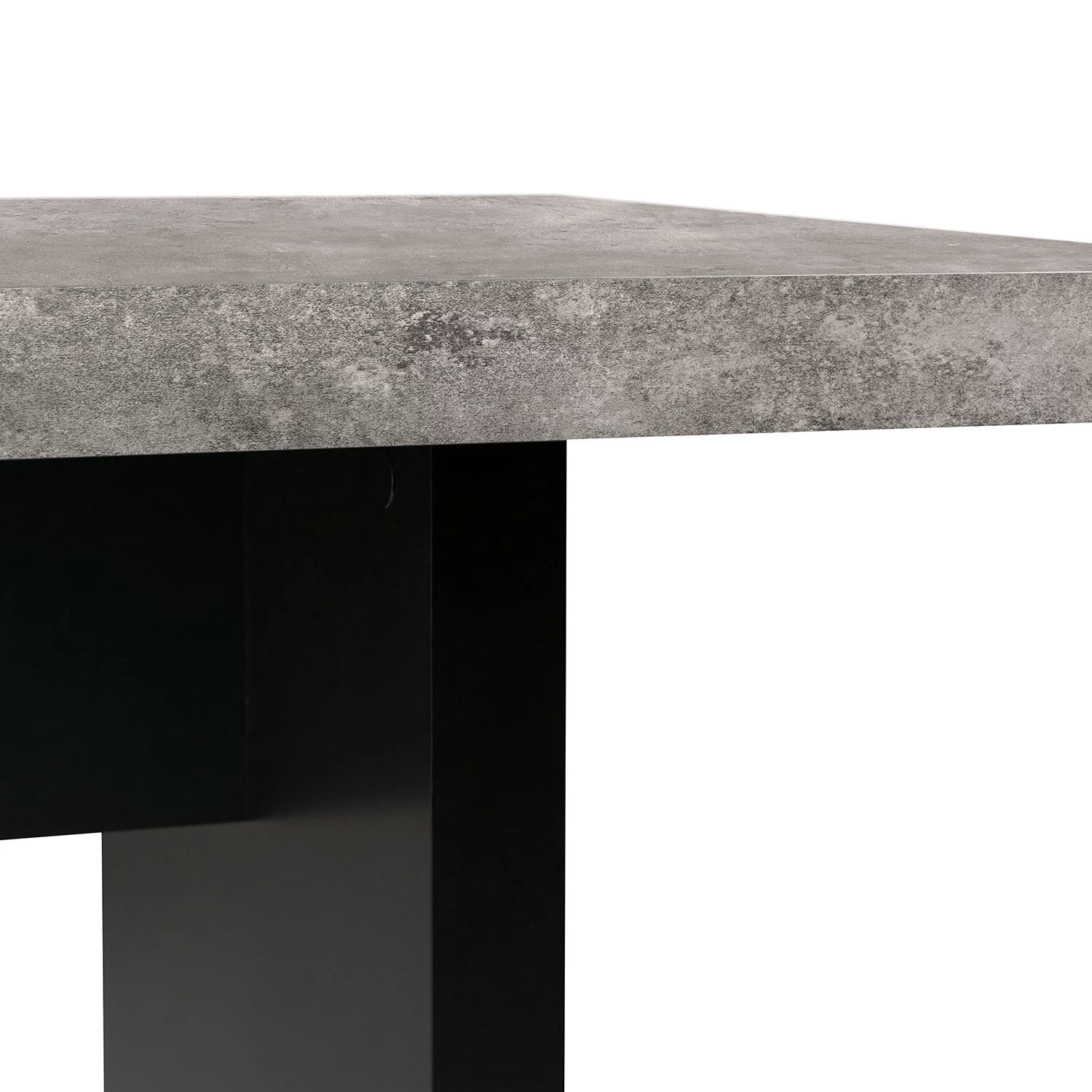 Temahome Table Detroit I - Imitation béton / Noir mat 7 Temahome Table Detroit I - Imitation béton / Noir mat – Image 7