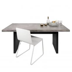 Temahome Table Detroit I - Imitation béton / Noir mat 10 Temahome Table Detroit I - Imitation béton / Noir mat -Meubles de salle à manger Soldes Magasin temahome speisen 05 01 2017 4319016