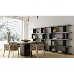 Temahome Table Detroit II - Imitation béton / Noir mat 11 Temahome Table Detroit II - Imitation béton / Noir mat -Meubles de salle à manger Soldes Magasin temahome speisen 05 01 2017 4319132