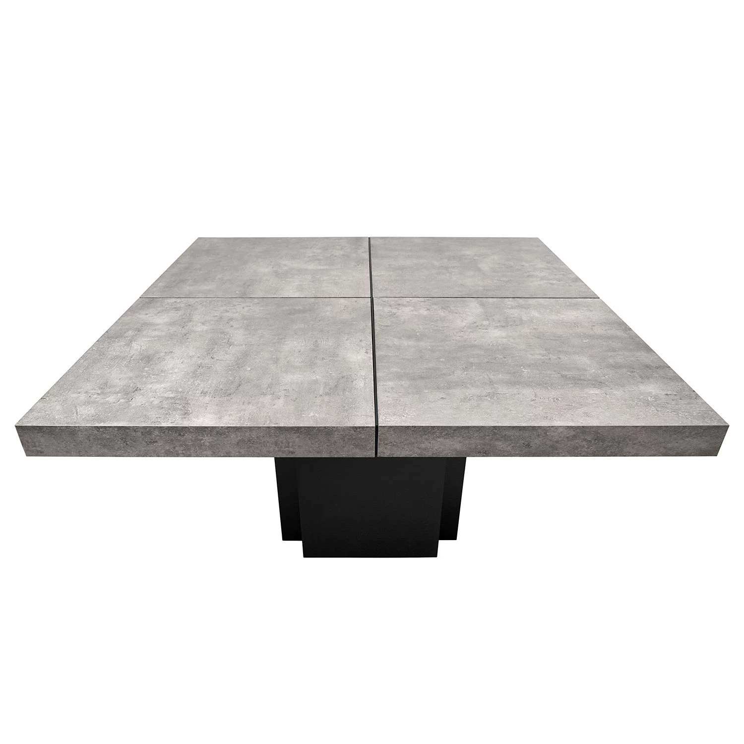 Temahome Table Detroit II - Imitation béton / Noir mat 7 Temahome Table Detroit II - Imitation béton / Noir mat – Image 7