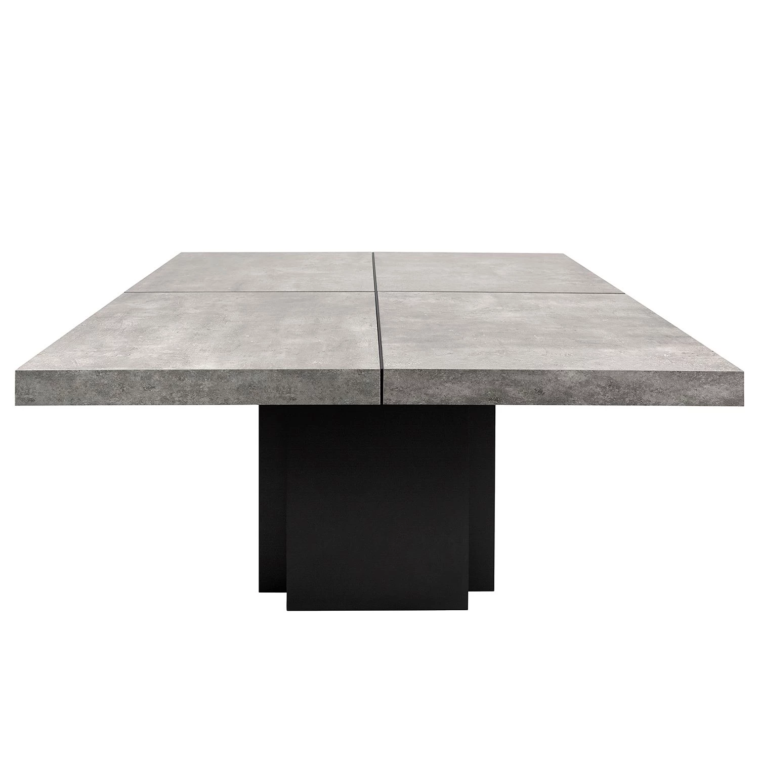 Temahome Table Detroit II - Imitation béton / Noir mat 5 Temahome Table Detroit II - Imitation béton / Noir mat – Image 5