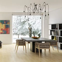 Temahome Table Detroit II - Imitation béton / Noir mat 12 Temahome Table Detroit II - Imitation béton / Noir mat -Meubles de salle à manger Soldes Magasin temahome speisen 05 01 2017 4319160