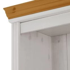 Maison Belfort Vitrine Lillehammer - Pin blanc / Pin couleur miel -Meubles de salle à manger Soldes Magasin vitrine lillehammer kiefer massiv weiss honig 1112746