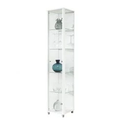 Fredriks Vitrine Exhibit I - Verre transparent / Blanc