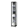 Fredriks Vitrine Winnipeg I - Eclairage LED - Verre clair / Noir