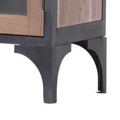 Ars manufacti Vitrine Ceriana - Acacia massif / Métal - Acacia / Noir 9 Ars manufacti Vitrine Ceriana - Acacia massif / Métal - Acacia / Noir -Meubles de salle à manger Soldes Magasin vitrinenschrank ceriana akazie massiv metall akazie schwarz 4419200