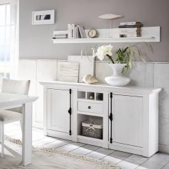 Maison Belfort Étagère Geestland - Imitation pin blanc 7 Maison Belfort Étagère Geestland - Imitation pin blanc -Meubles de salle à manger Soldes Magasin wandboard geestland pinie weiss dekor 4535776