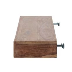 Wolf-Möbel Étagère murale Yoga - Sheesham massif -Meubles de salle à manger Soldes Magasin wandboard kerala sheesham massiv natur 370258