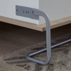 Loftscape Ensemble lit mural Godia II - Blanc / Imitation chêne de Sonoma - Maletas de mousse -Meubles de salle à manger Soldes Magasin wandklappbett kombination godia ii schaumstoffmatratze weiss eiche sonoma dekor 1722890