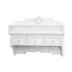 Maison Belfort Etagère murale Vermont I - Paulownia partiellement massif