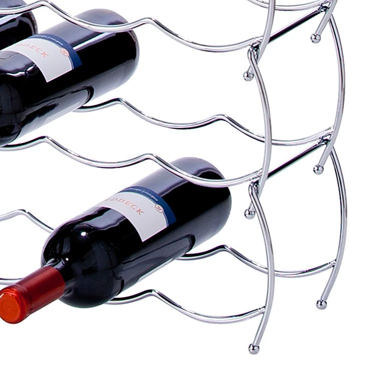 Zeller Range-bouteilles Kjell (lot de 3) - Chrome 2 Zeller Range-bouteilles Kjell (lot de 3) - Chrome – Image 2