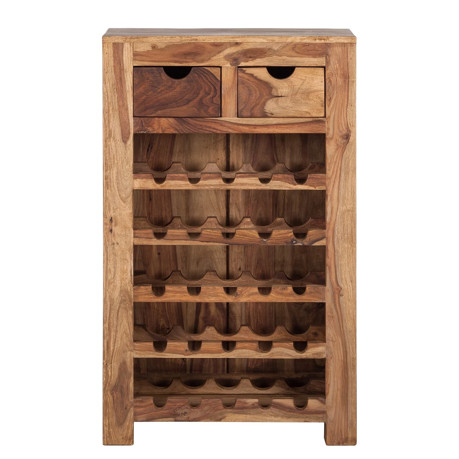 Wolf-Möbel Étagère à vin Yoga I - Sheesham massif 4 Wolf-Möbel Étagère à vin Yoga I - Sheesham massif – Image 4