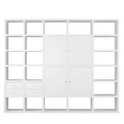 Loftscape Ensemble meuble TV Empire III - Blanc - 4 portes / 4 tiroirs 8 Loftscape Ensemble meuble TV Empire III - Blanc - 4 portes / 4 tiroirs -Meubles de salle à manger Soldes Magasin wohnwand empire weiss 4 tueren 4 schubkaesten 1324884