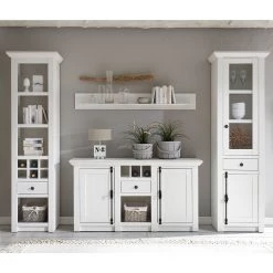 Maison Belfort Étagère Geestland I - Imitation pin blanc -Meubles de salle à manger Soldes Magasin wohnwand geestland ii 4 teilig pinie weiss dekor 4536072