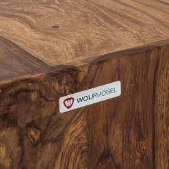 Wolf-Möbel Cube Yoga - Sheesham massif -Meubles de salle à manger Soldes Magasin wuerfel yoga sheesham massiv natur 447889