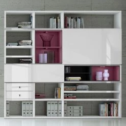 Loftscape Etagère XL Emporior l.C - Avec éclairage 6 Loftscape Etagère XL Emporior l.C - Avec éclairage -Meubles de salle à manger Soldes Magasin xl regalwand emporior i c hochglanz weiss schwarz rgb led beleuchtung 3396837