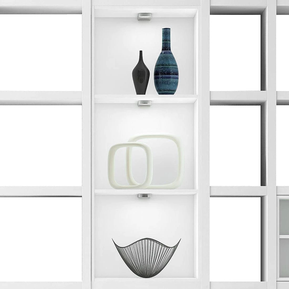 Loftscape Etagère XXL Emporior VII - Blanc - Avec éclairage 5 Loftscape Etagère XXL Emporior VII - Blanc - Avec éclairage – Image 5