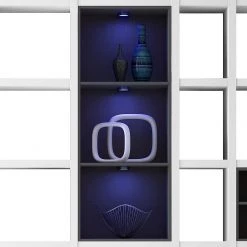 Loftscape Etagère XXL Emporior VII - Blanc / Noir - Avec éclairage 9 Loftscape Etagère XXL Emporior VII - Blanc / Noir - Avec éclairage -Meubles de salle à manger Soldes Magasin xxl regalwand emporior vii weiss schwarz 289546